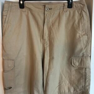 Men's O'Neill Shorts Tan Cargo Size 36 Camping, Sports,